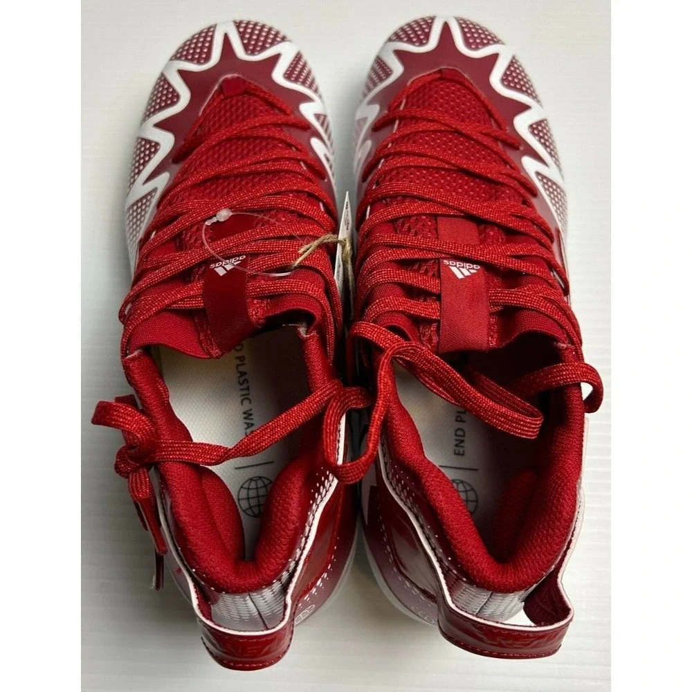 New Adidas Freak 22 Team Football Cleats Size 12.5 Red White GW3422